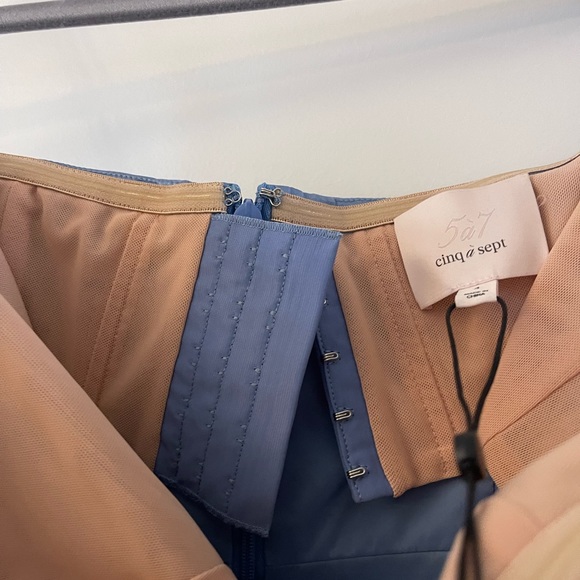 Cinq a Sept Eliza Dress in DejaBlue Size 4 NWT - Picture 7 of 10